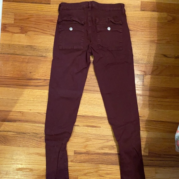 American Eagle Burgundy Jeans - Picture 2 of 3